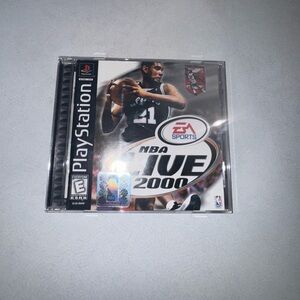 NBA Live 2000 (Sony PlayStation 1, 1999) CIB Complete Video Game PS1 Black Label